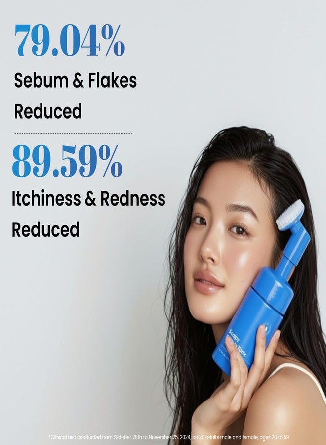 سيبوري تونيك سيبوري الفقاعي | رغوة مقشرة لفروة الرأس تُترك على الشعر، مناسبة للشعر الدهني أو المتعرق أو الذي يُسبب الحكة | يزيل التراكمات والعرق دون ترك أي بقايا | شعور بالانتعاش بفضل المنثول وحمض الساليسيليك | مُنظف للشعر على الطريقة الكورية - Image 4